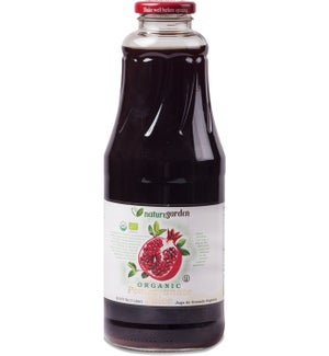 Organic Pomegranate Juice "Nature Garden" 1 L * 12